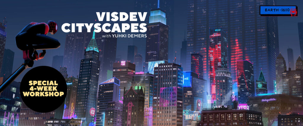 Underpaint academy VisDev Cityscapes by Yuhki Demers