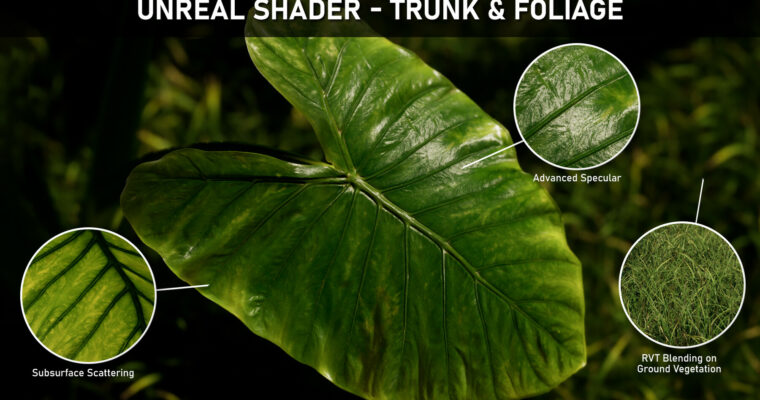 Unreal Shader – Trunk & Foliage by Michael Gerard Unreal Shader – Trunk & Foliage by Michael Gerard