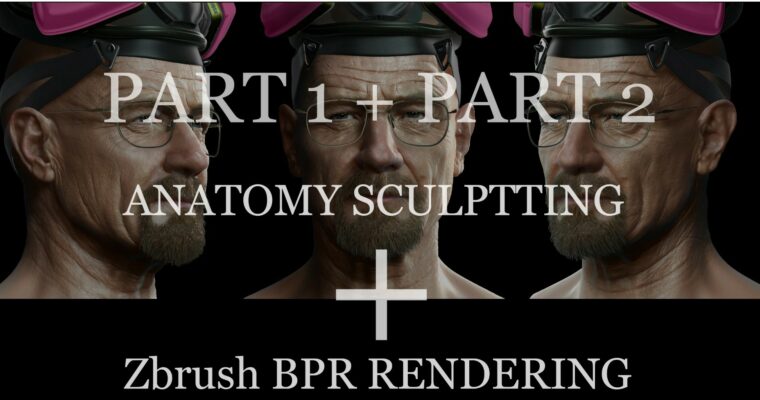 Zbrush BPR RENDERING package by Frank Tzeng (Russian, Eng sub)