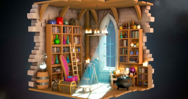 Blender Isometric Scenes – Craft Stunning Fantasy Worlds by Grant Abbitt