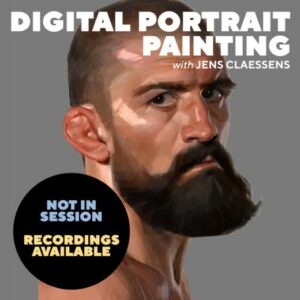 Digital Portrait Painting with Jens Claessens [Underpaint Academy]