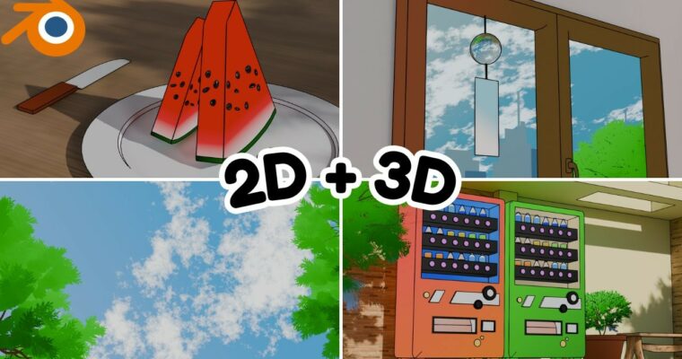From 3D to 2D – Creating Stunning Line Art Animation in Blender