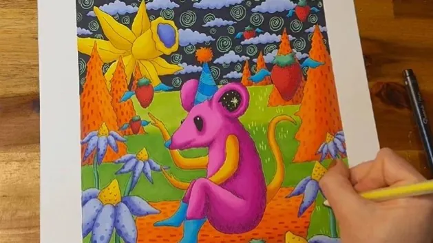 Introduction to Prismacolor Markers by Hannah Bunzey