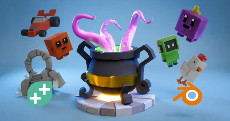 Blender Skill Builder Modelling Challenges by GameDev.tv Team (Grant Abbitt)