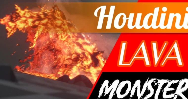 Houdini Snake Lava Monster Project by FXmania