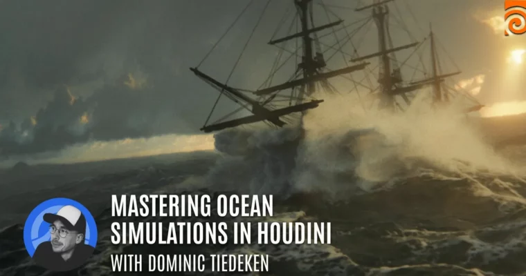 Mastering Ocean Simulations in Houdini (Complete) by Dominic Tiedeken