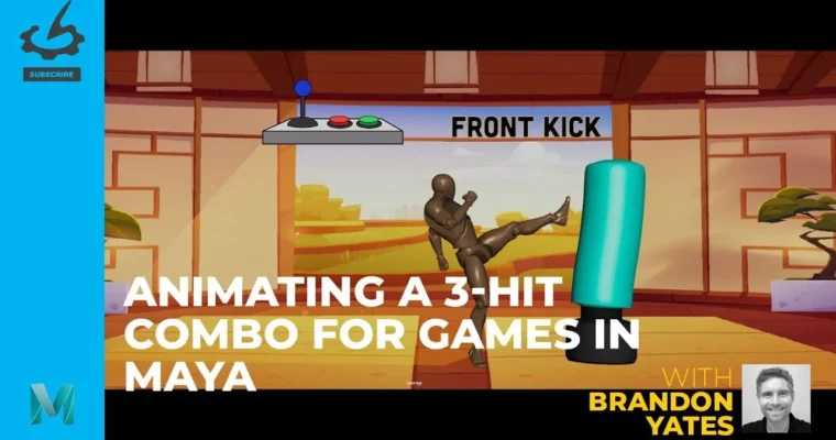 Animating a 3-Hit Combo for Games in Maya (HD) by Brandon Yates