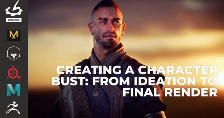 Creating a Character Bust From Ideation to Final Render by Colleen Larson