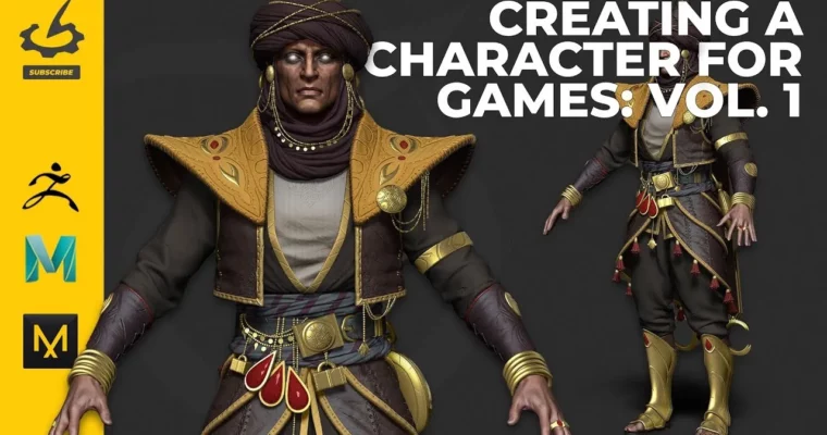 Creating a Character for Games Vol. 1 by Omid Moradi
