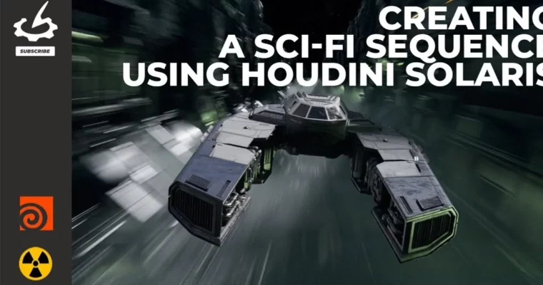 Creating a Sci-Fi Sequence using Houdini Solaris by Andreas Kjaer-Jensen