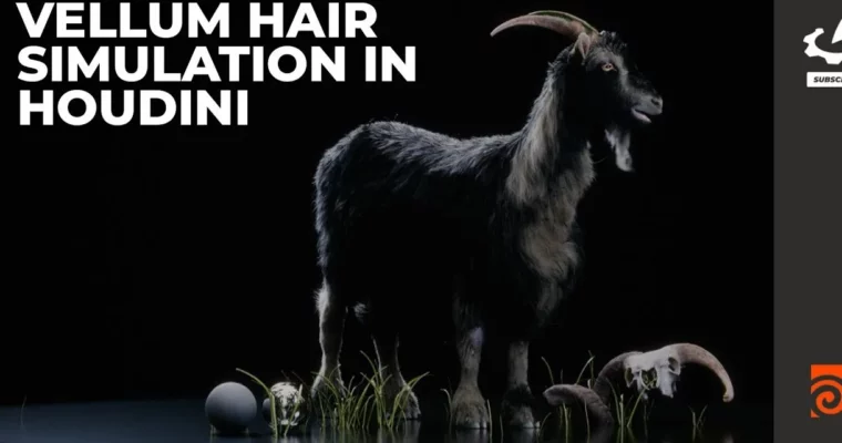 Vellum Hair Simulation in Houdini by Saravmit Singh