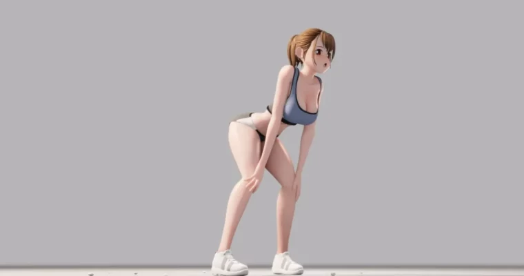 Anime Character Modeling and Animation Full Process – Blender 2.93 by flycatfly