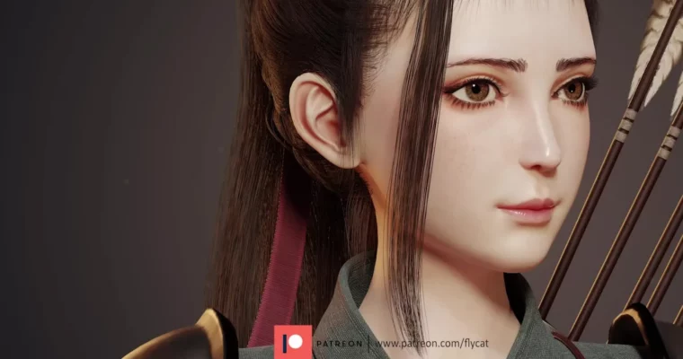 Archer_Character_Modeling by FlyCat