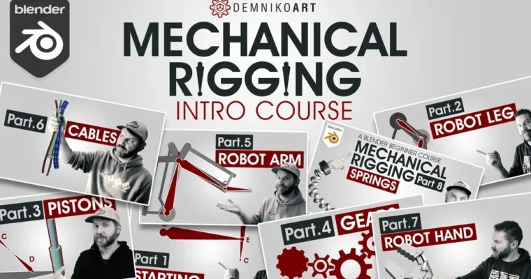 Mechanical Rigging in Blender – A Beginner Course by Niko