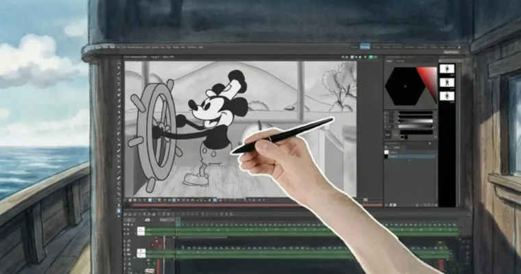 Creating a 2D Animated scene with OpenToonz (FREE Software) by Darren T