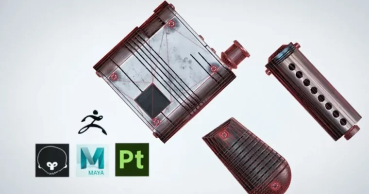 Game Ready Weapon Art- Maya, ZBrush & Substance Pipeline by GhostS Courses