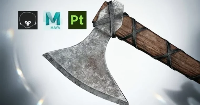 Game Ready Weapon Art- Realistic Battle Axe Pipeline by GhostS Courses