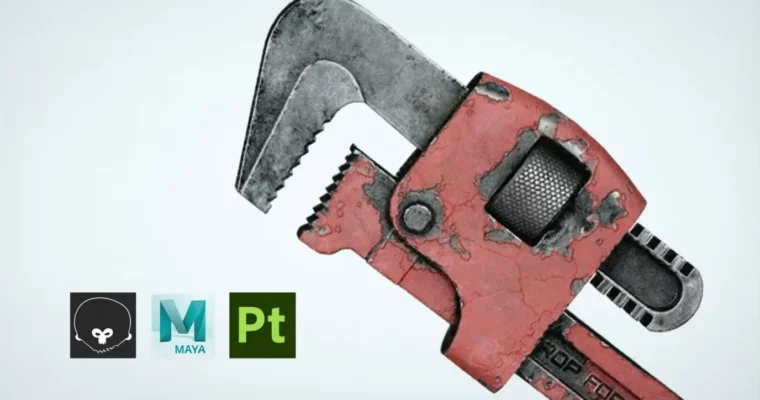 Hard-Surface Essentials Vol 2- Wrench & Advanced Texturing by GhostS Courses