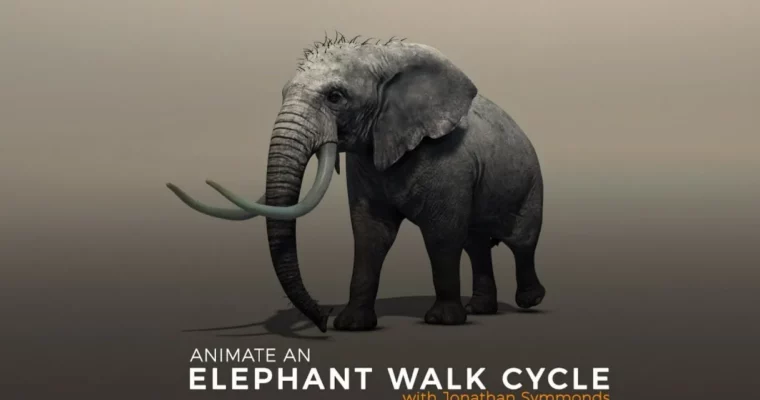 How to Animate an Elephant Walk Cycle in Maya by Jonathan Symmonds