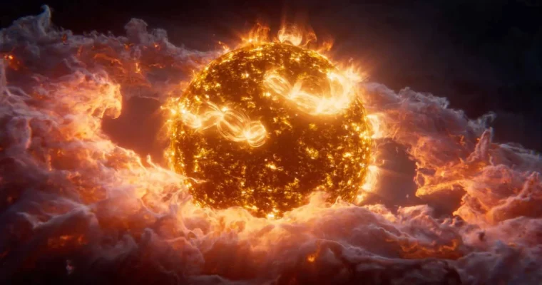 Solar Flares in Houdini & Nuke by Rez