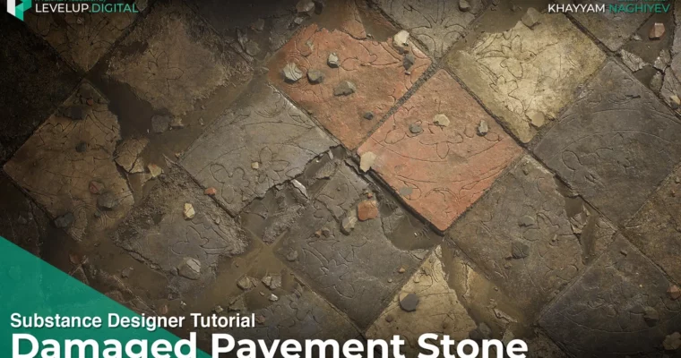Damaged Pavement Stone Khayyam Naghiyev by Level Up Digital