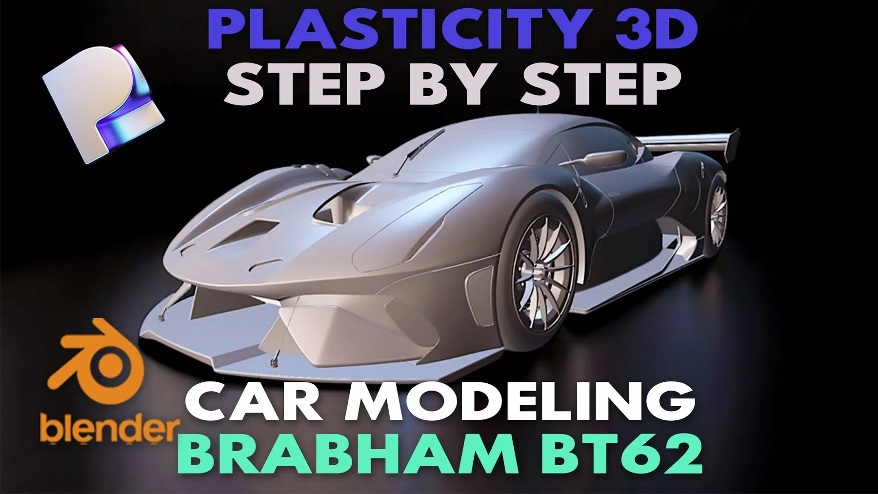 High-Detail Car Surface Modeling for Plasticity 3D Brabham BT62 by Poly ...