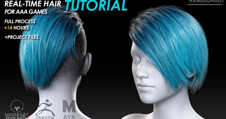 Real Time Hair For AAA Games Tutorial by Hamed Ghaeli