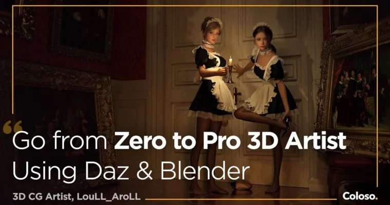 30 Days from 0 Skill to Pro 3D Artist with Daz & Blender by LouLL_AroLL 30 Days from 0 Skill to Pro 3D Artist with Daz & Blender by LouLL_AroLL