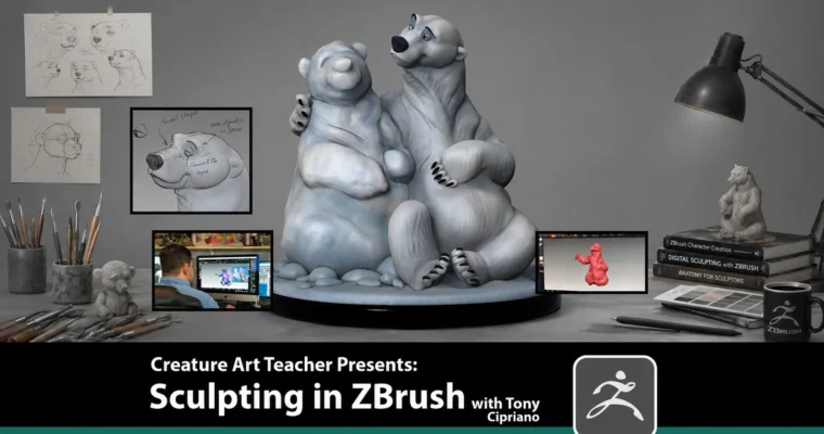 Sculpting in ZBrush by Tony Cipriano