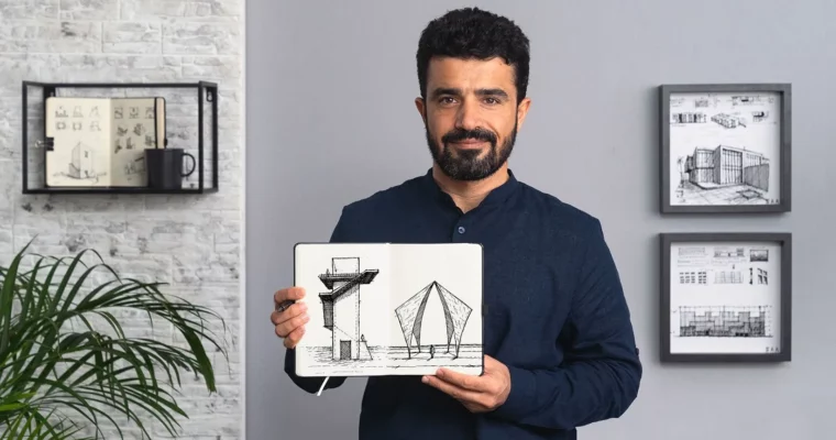 Architectural Sketching Thinking with Pen and Paper by Saleh Alenzawe