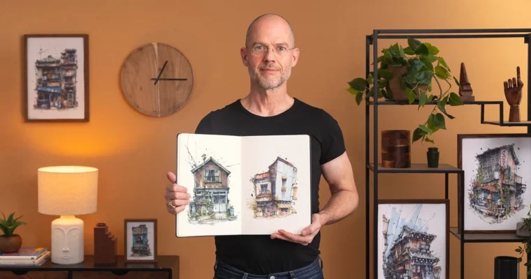 Expressive Architectural Sketching by Albert Kiefer