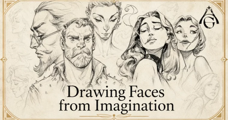 Drawing Faces From Imagination by Esben Lash Rasmussen Drawing Faces From Imagination by Esben Lash Rasmussen