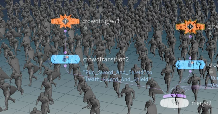 HOU234 – Crowds in Houdini by Charles Chorein