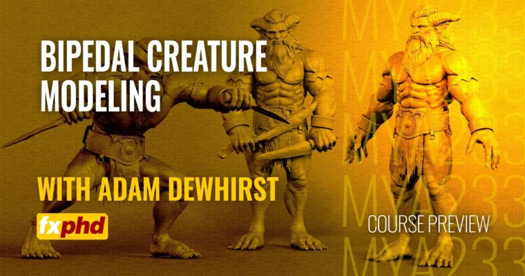 MYA233 – Bipedal Modeling for Production by Adam Dewhirst