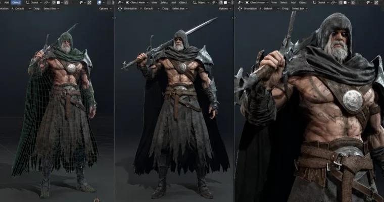 Dark Warrior Character by Flycat