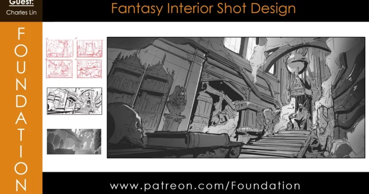 Foundation Patreon – Fantasy Interior Shot Design by Charles Lin