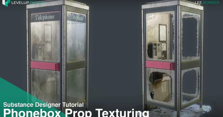 Prop Texturing in Substance Designer – Lee Borrer by Levelup.Digital