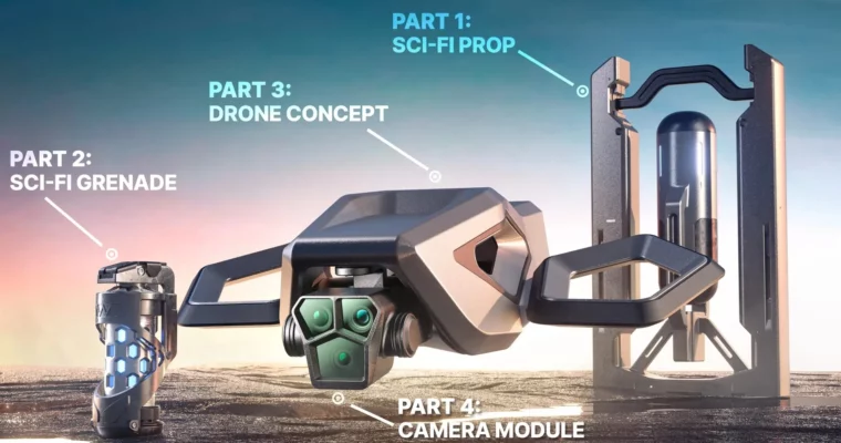 Sci-Fi & Product 3D Modeling Course by Nikita Kapustin