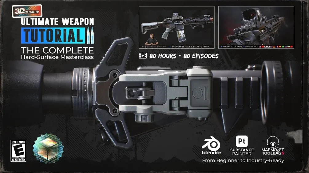 Ultimate Weapon Tutorial 2 - The Complete Hard-Surface Masterclass by ...