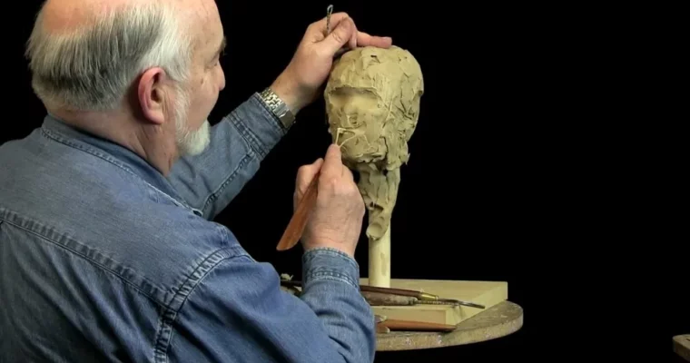 Sculpting a Portrait from Imagination by Ed Fraughton