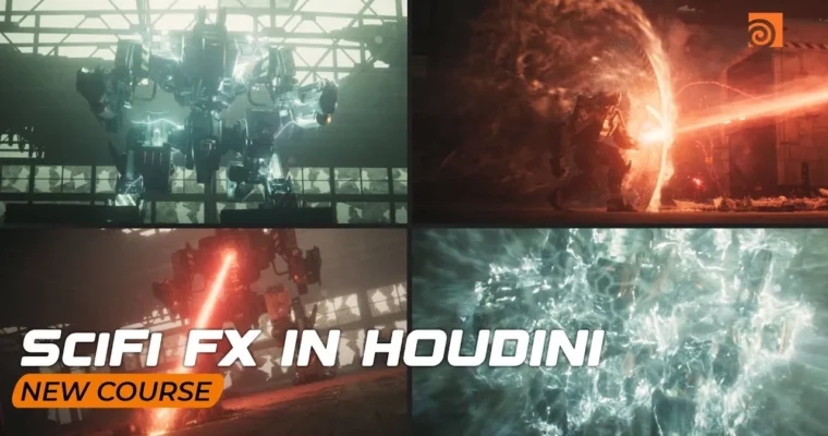 SCI – FI FX IN HOUDINI (1-6 Weeks only) by Omar Meradi