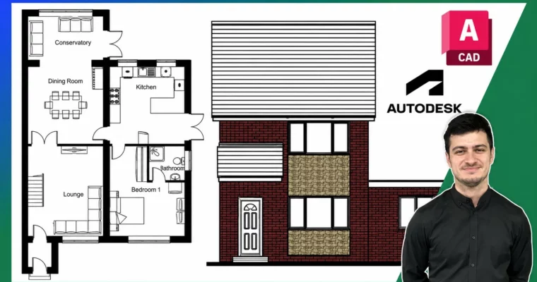 Beginner to Advanced Architectural Drawings AutoCAD 2026 by Jordan Keech