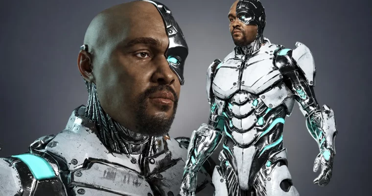 Cyborg Hard Surface Character Creation in Blender by Victory3D LLC
