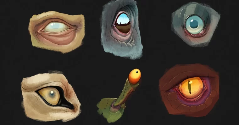 Digital Art- Painting Realistic Eyes by Austin Batchelor