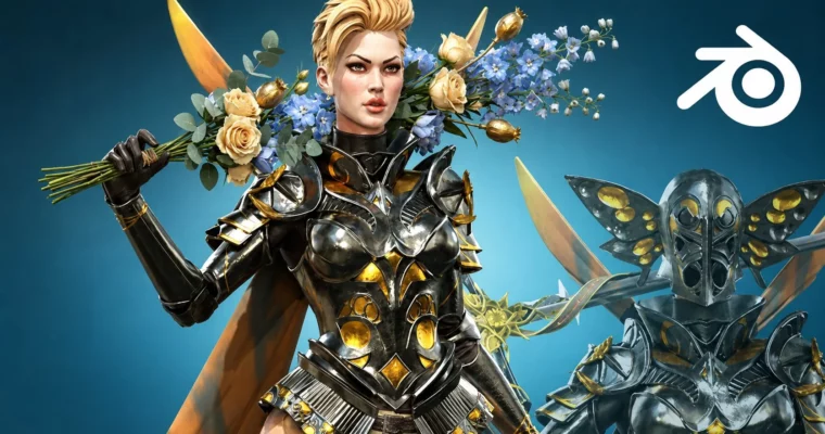 Full game character in Blender course – Moth Girl by NIkolay Naydenov