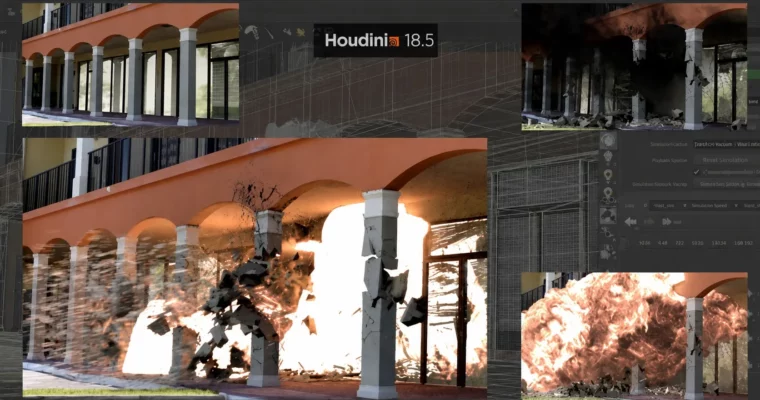 Houdini FX Creating a Building Explosion by Eric Ebling Houdini FX Creating a Building Explosion by Eric Ebling