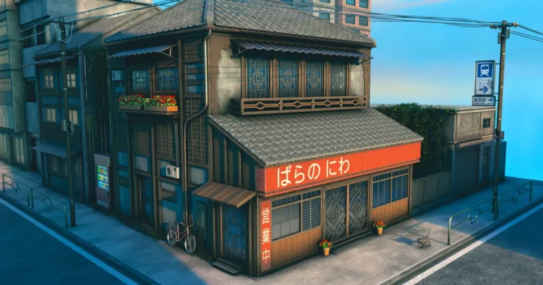 Stylized Japanese Environments in Blender by 3D Tudor & Marcus Rosefield
