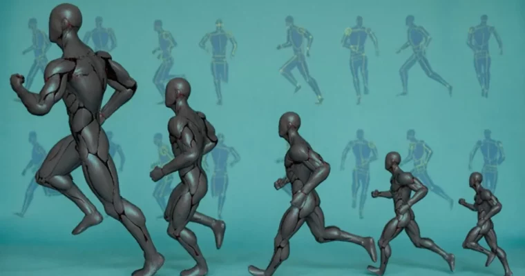 The Structured Method of 3D Animation HUMAN RUN CYCLE by Sunil Thankamushy