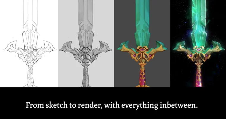 Designing Fantasy Weapons by Julio Nicoletti