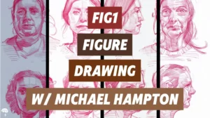 A series of quick gesture drawings showing the line of action and basic 3D forms of the human figure.